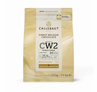Шоколад белый Callebaut CW2 (2,5 кг)