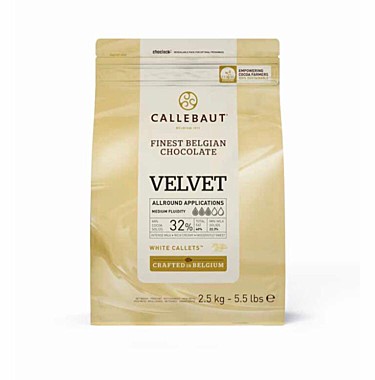 Шоколад белый Callebaut VELVET 32% 2,5 кг