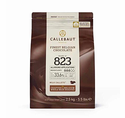 Шоколад молочный Callebaut 33,6% 2,5 кг