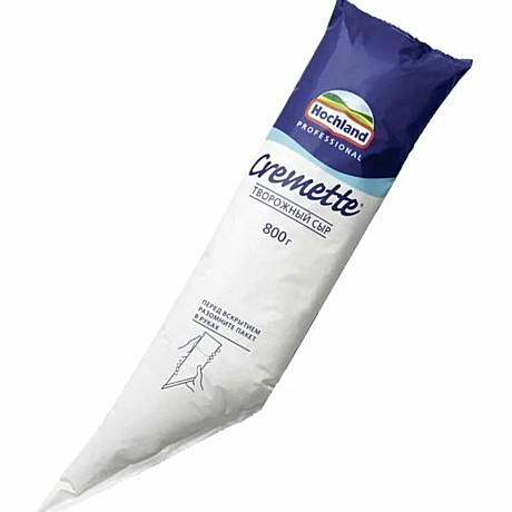 Сыр творожный Cremette professional 1 кг 65%.