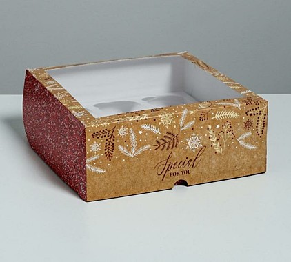 Коробка для капкейков Special for you 25 х 25 х 10 см